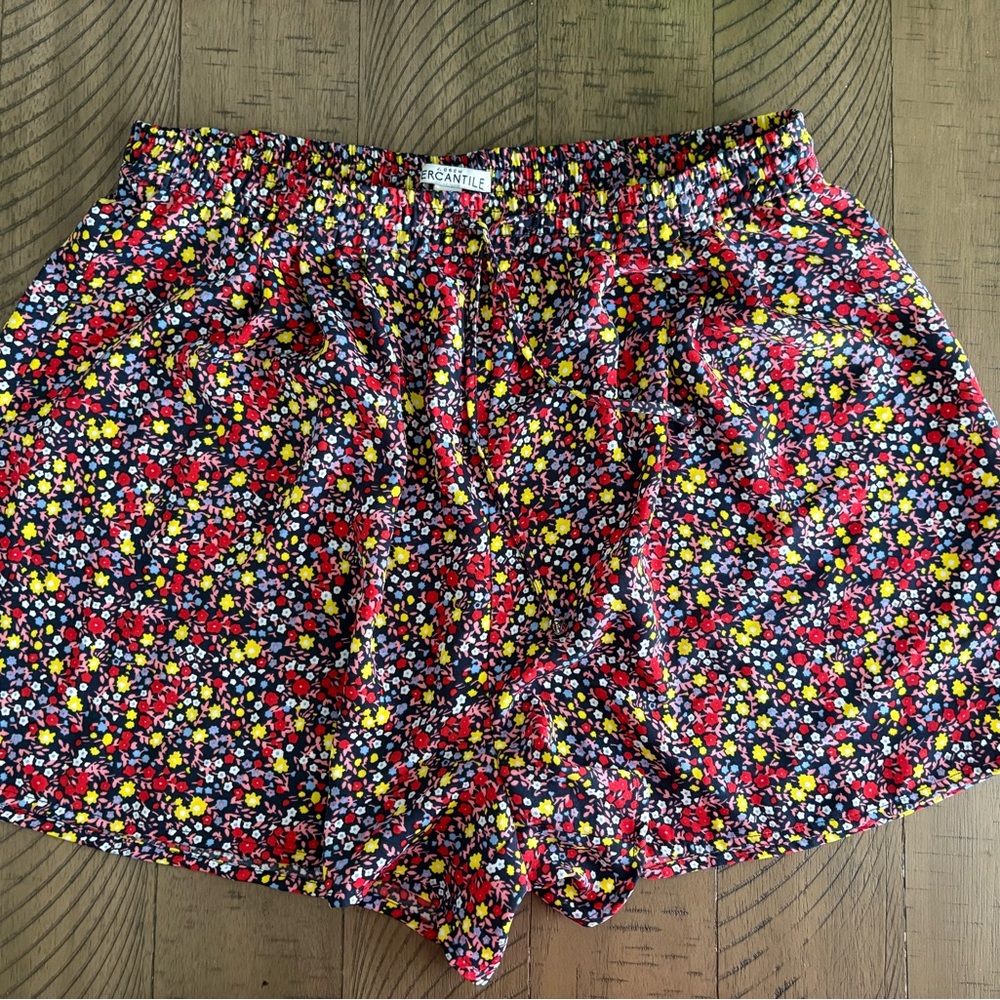 J. Crew Floral Stretchy Shorts